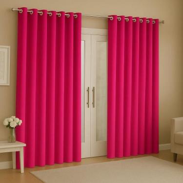 Imagem de Cortina Para Sala Ou Quarto Grande 3,00x2,50 metros Ideal Sala Quarto 