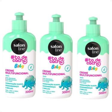 Imagem de Kit Salon Line Baby #todecachinho: 3 Creme Multifuncional 300ml