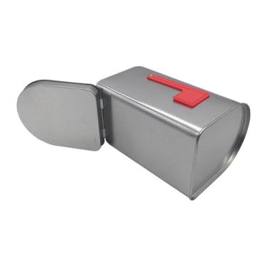 Imagem de Generic Caixa de correio de folha de flandres, decoração de caixa de correio estilo antigo, de de Natal, armazenamento de lata para atividades de troca,