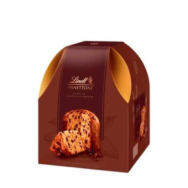 Imagem de Panettone Gotas Chocolate Amargo Lindt  400g