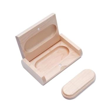 Imagem de Pen drive USB Maple Wood com caixa de madeira U Disk Memory Stick Pen Drive (3,0/128 GB)