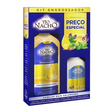 Imagem de Kit Shampoo Tio Nacho Engrossador 415ml + Condicionador 200ml
