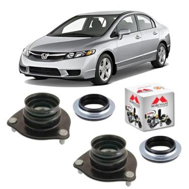 Imagem de Par coxim amortecedor dianteiro com rolamento new civic g8 2006 2007 2