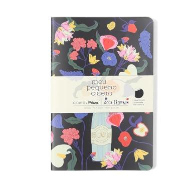 Imagem de CADERNETA MEU PEQUENO CICEROS DOCE FLORADA PAUTADO 14X21 GARRAFA