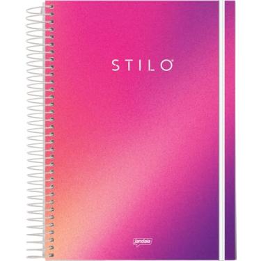 Imagem de Jandaia - Caderno Espiral Univ CD 1 matéria 80Fls Stilo Rosa Dedrade