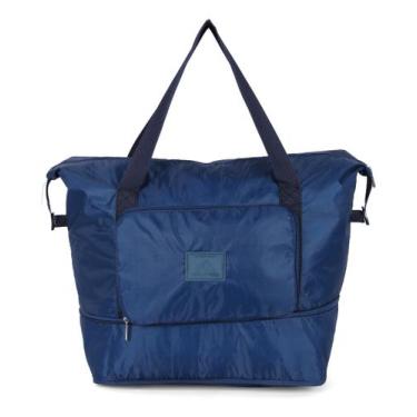 Imagem de Sacola De Viagem Pequena Bordo Expansível Original Polo King, Azul