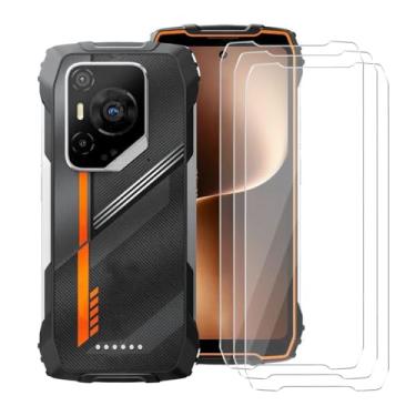 Imagem de KJYFOANI Película protetora de tela para Blackview Oscal Pilot 3, [pacote com 3] alta transparência [dureza 9H] [livre de bolhas] película protetora de vidro temperado para tela