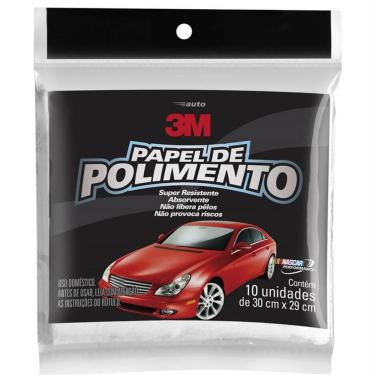 Imagem de Papel de Polimento com 10 Folhas - HB004128193 - 3M