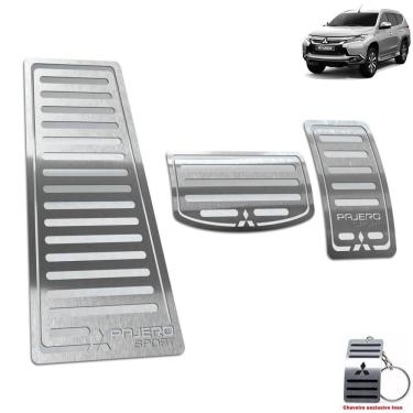 Imagem de Descanso Pedaleira Mitsubishi Pajero Sport 2019 A 2021 Prata