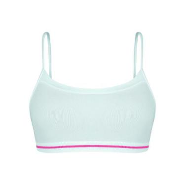 Imagem de Soutien Top Lobinha Infantil Mocinha Sem Costura Sem Bojo Alcinhas Não