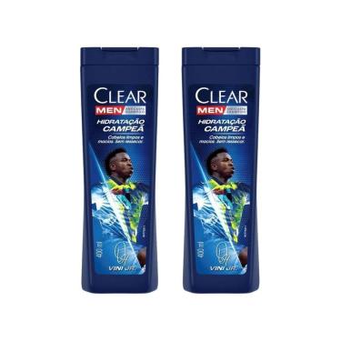 Imagem de Shampoo Clear 400Ml Men Hidrat Campea Vini Jr - Kit Com 2Un