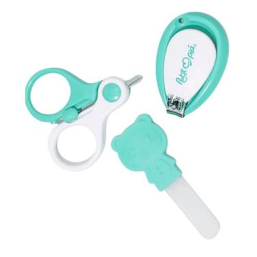 Imagem de Kit de Cuidados & Higiene Bebê 3 Peças Verde Petit Piá