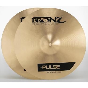 Imagem de Chimbal Bronz Cymbals Pulse Traditional Hihat 15¨ em Bronze B20 by Odery BRZ-PUL-HH15