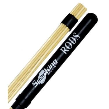 Imagem de Baqueta Rod Spanking Linha Rods Colorida Preta 4110PR