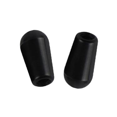 Imagem de DIAO79NI Pontas de interruptor métrico básico de 3,5 mm para guitarra de 3 vias, tampas de interruptores LP para importação China Japão Epiphone Les Paul Pickup Selector, preto (conjunto de 2)