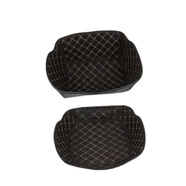 Imagem de JicSuXi Revestimento para caixas traseiras de motocicleta, almofada de revestimento, acessórios portáteis de resistência ao desgaste em PU, revestimento para