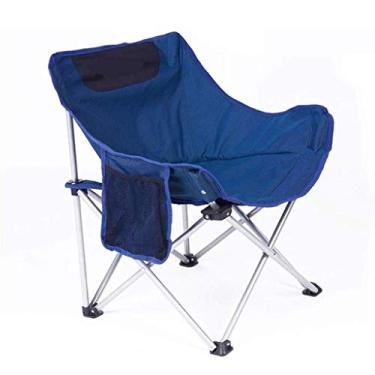 Imagem de ZYHSIJOBAS Cadeiras dobráveis portáteis ultraleves ao ar livre, cadeiras dobráveis para acampamento, cadeiras de praia, 44 x 66 cm