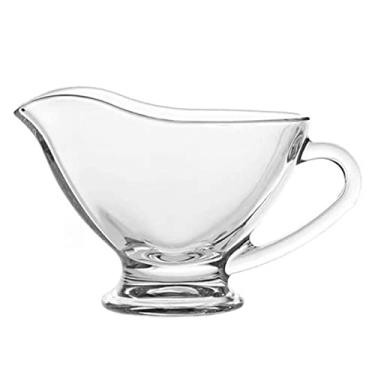 Imagem de Molho de molho de vidro transparente, tempero, pires, talheres, salada, molho, copo de sobremesa, 2 peças, molhequeira