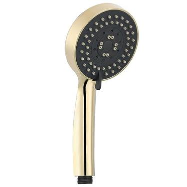 Imagem de WYUYIWH Chuveiro portátil, chuveiro de 5 funções, chuveiro de alta pressão, montado na parede, escovado