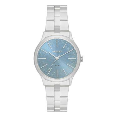 Imagem de Relógio Orient Feminino Fbss0143 G1Sx Prateado Fundo Cinza