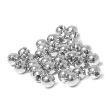 Imagem de Kit 8 Bolinhas para Piercing Aço Cirúrgico 3mm ou 4mm - M2 Piercing