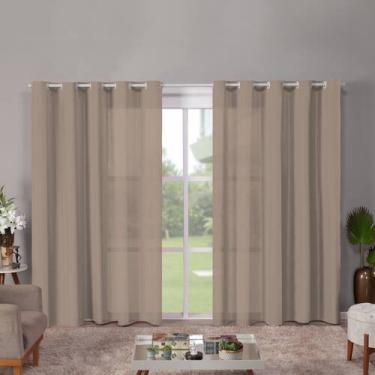 Imagem de Cortina Roma 5,00X 2.20 Metros Parede Inteira, Sala, Quarto E Escritor