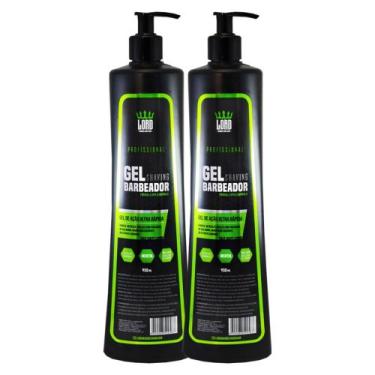 Imagem de 2 unidades gel de barbear lord 950 Mls. - Lord barber and hair