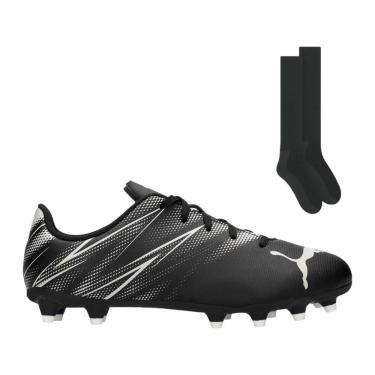 Imagem de Kit Chuteira Campo Puma Attacanto + Par de Meião