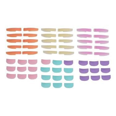 Imagem de Almofadas para elevação de cílios macias e reutilizáveis ​​de silicone para extensão de cílios, hastes de levantamento para indivíduos, salões de beleza, 30 pares, vários