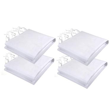 Imagem de Parede de Fechamento Lateral para Tendas Gazebo 3x3 - Tenda Não Inclusa (4, Branco)