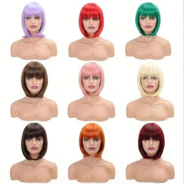 Imagem de Perucas Curtas SãO Elegantes E Bonitas(ROA CLARO)