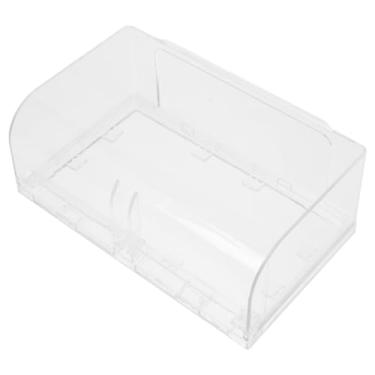 Imagem de Housoutil Capa de saída flip à prova de intempéries, tomada de interruptor de parede, caixa de painel de placa frontal, protetor de tomada ao ar livre, transparente