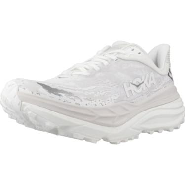 Imagem de HOKA ONE ONE Tênis masculino Stinson 7, Branco/Branco, 45