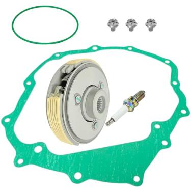 Imagem de BIGLKNM Embreagem úmida e junta centrífuga com vela de ignição para TRX250X Recon 250 TRX250TE TRX250TM TRX250EX #22400-HM8-A41 11394-HM8-000