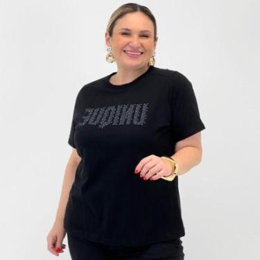 Imagem de Camiseta Secret Glam Plus Size Manga Curta Feminina-Feminino