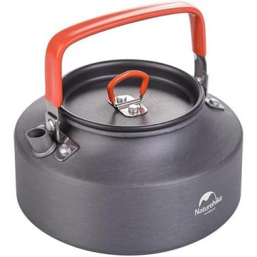 Imagem de Cafeteira portátil de alumínio Camping Kettle Naturehike 1.45L