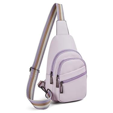 Imagem de Bolsa transversal Mroede para mulheres, pochete transversal para o peito, para viagens, compras, lazer, esporte