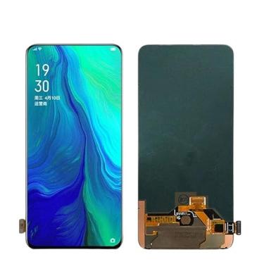 Imagem de SHOWGOOD 16.6'' LCD para Oppo Reno 10X Zoom LCD Touch Screen Digitalizador Assembléia para Oppo 10 x CPH1919, PCCM00, CPH1921 Display LCD (moldura preta)