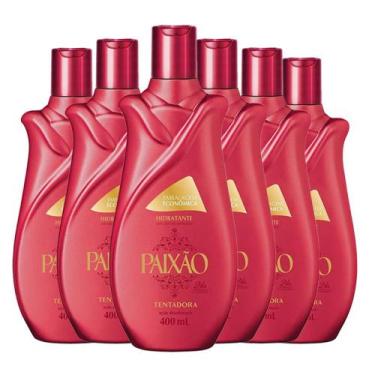 Imagem de Kit Creme Hidratante Corporal Paixão Tentadora 400ml - 6 Unidades