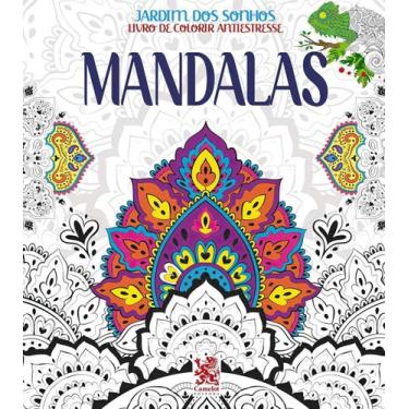 Imagem de Livro para Colorir Antiestresse Jardim dos Sonhos Mandalas