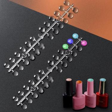 Imagem de Tabela de cores de unhas JASSINS 120 unidades com adesivo