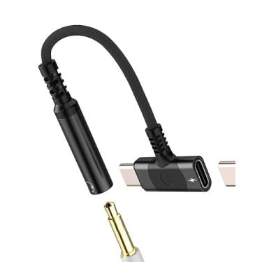 Imagem de Adaptador USB C para conector de fone de ouvido de 3,5 mm (2 em 1) para iPhone 16 Pro Max, compatível com Samsung S24 Audio AUX Cable Type C, divisor de carregamento DAC para iPad e acessórios Android