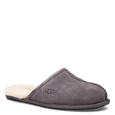 Imagem de UGG Chinelo masculino com logotipo Scuff, Cinza escuro, 38
