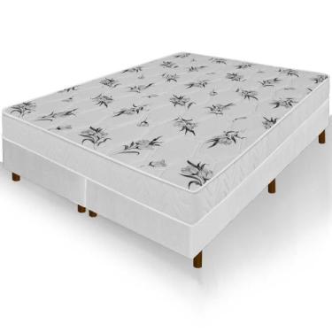 Imagem de Cama Box Colchão Queen Size Castelar Espuma D33 158x198x54cm - Nanna C