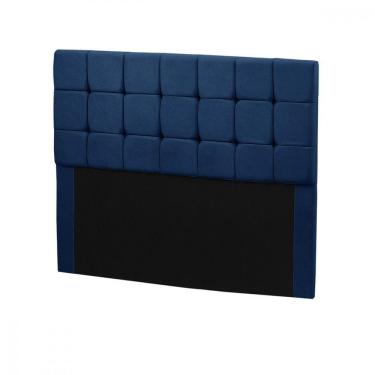 Imagem de Cabeceira Julia 1,95 M King C- Design Moderno - Veludo Speciale Home Azul