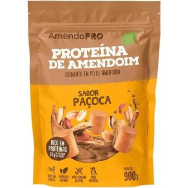 Imagem de Proteína de amendoim - sabor paçoca 900gr - AMENDOPRO