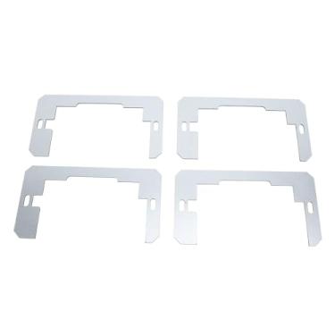 Imagem de YWBL-WH Espaçador de Placa de Parede Calço de Saída de Metal de 20 Peças, Espaçador de Receptáculo de Aço Zincado para Nivelamento de Dispositivo de Ajuste Embutido, Fixar Com Segurança Tomadas