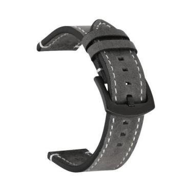 Imagem de Pulseira De Couro Retro Para Relógio 18mm 20mm 22mm 24mm Para Samsung 