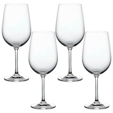 Imagem de Jogo de Taças de Vinho de Cristal com Titânio Mendoza 480mL 4 peças - 