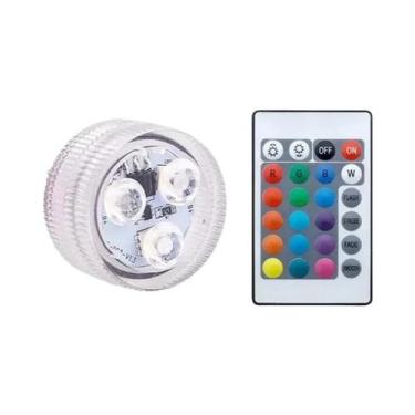 Imagem de Luzes LED RGB Submersíveis À Bateria IP68 À Prova d'Água Para Ambiente